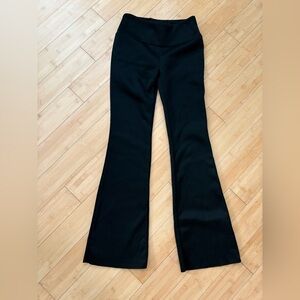 Black Fleece Lined Women's Flared Leggings S